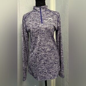 Women's Antigua Purple Northwestern Wildcats Intent Quarter-Zip Top Size M